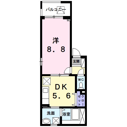 モデルノ　リヴァー 間取り