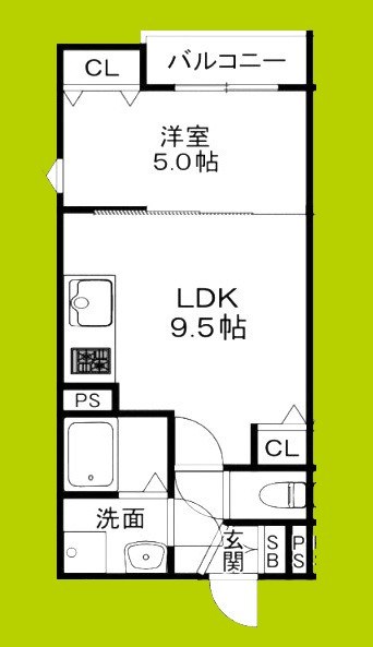 クレアール茨木 間取り