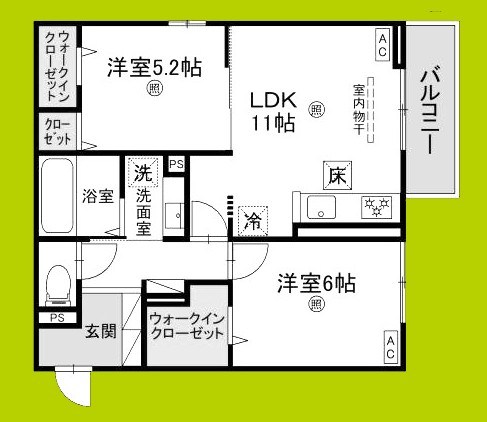 仮称）D-ROOM東住吉区南田辺4丁目 間取り