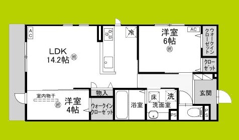 D&amp;rsquo;Sophia 間取り図