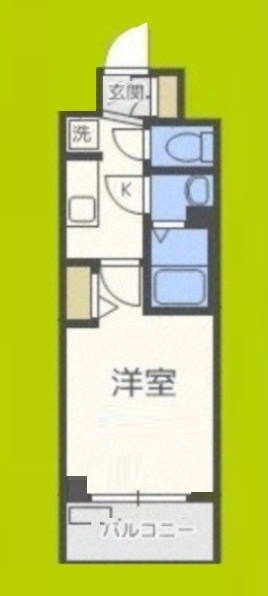プレサンスOSAKA DOMECITYスクエア 間取り