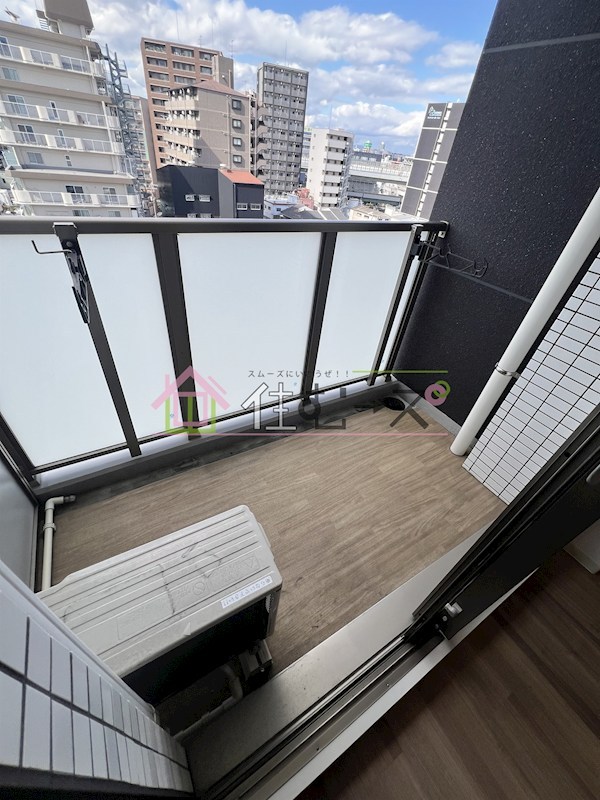 プレサンスOSAKA DOMECITYスクエア ベランダ
