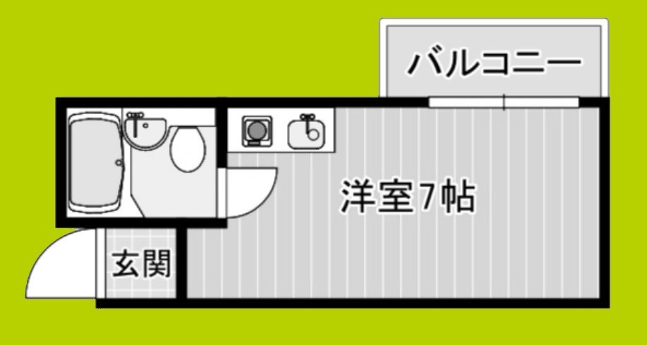 デイズ境川 間取り図