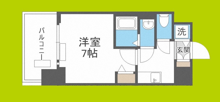 フォーリアライズ阿波座WEST 間取り