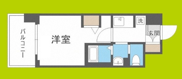 エステムコート難波Vブロード 間取り