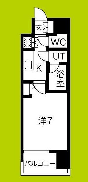 エグゼ難波南Ⅴ 間取り