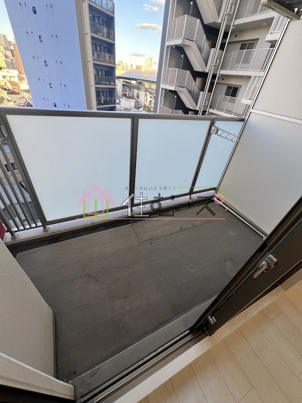 エステムコートディアシティWEST ベランダ