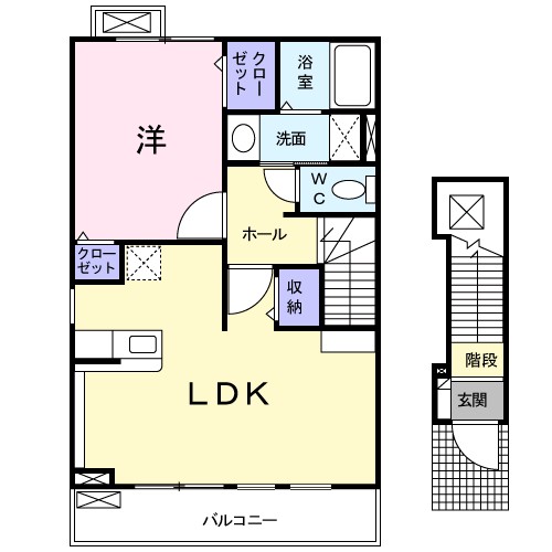 シェ　モア　Ⅱ 間取り
