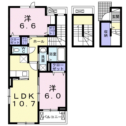 ビラカルロッタ 間取り