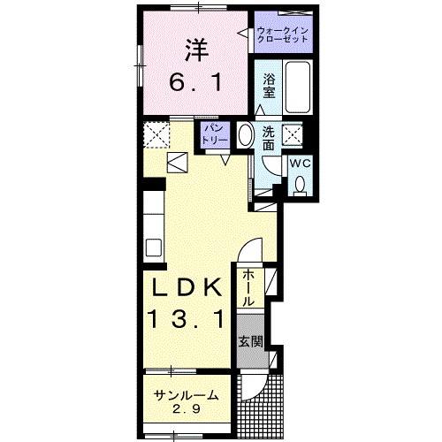 プロムナードⅠ 間取り