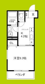 PROSPER COURT 緑橋 間取り