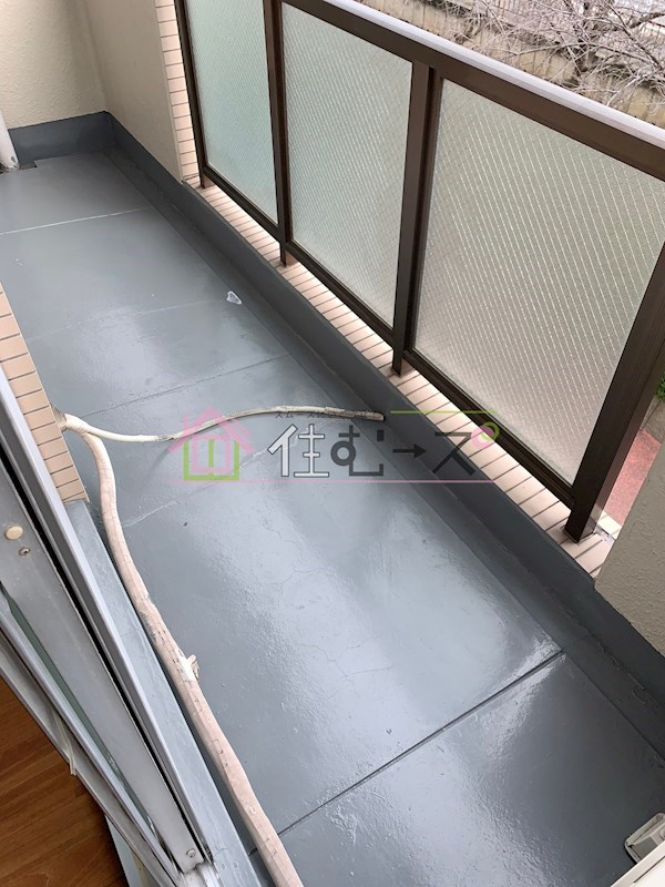 第3マンション北 ベランダ