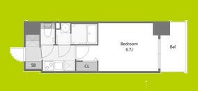 Alivis福島海老江 間取り図