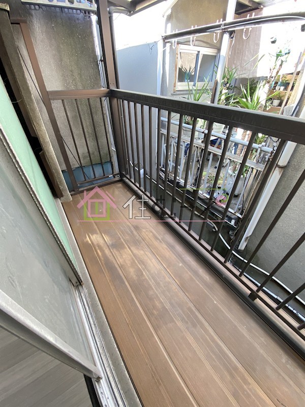 住之江区柴谷戸建 ベランダ