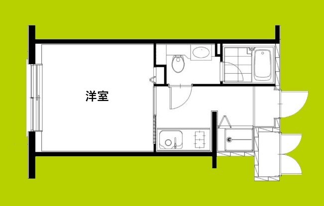 パラドール北加賀屋 間取り