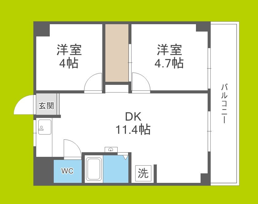 リアライズ玉出 間取り