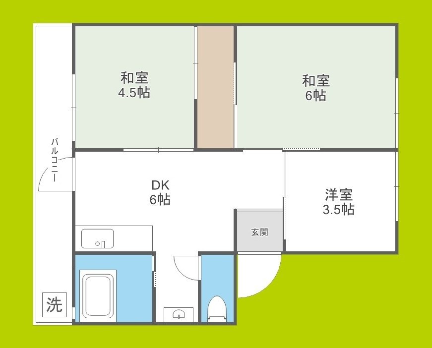 シャトーポール3 間取り