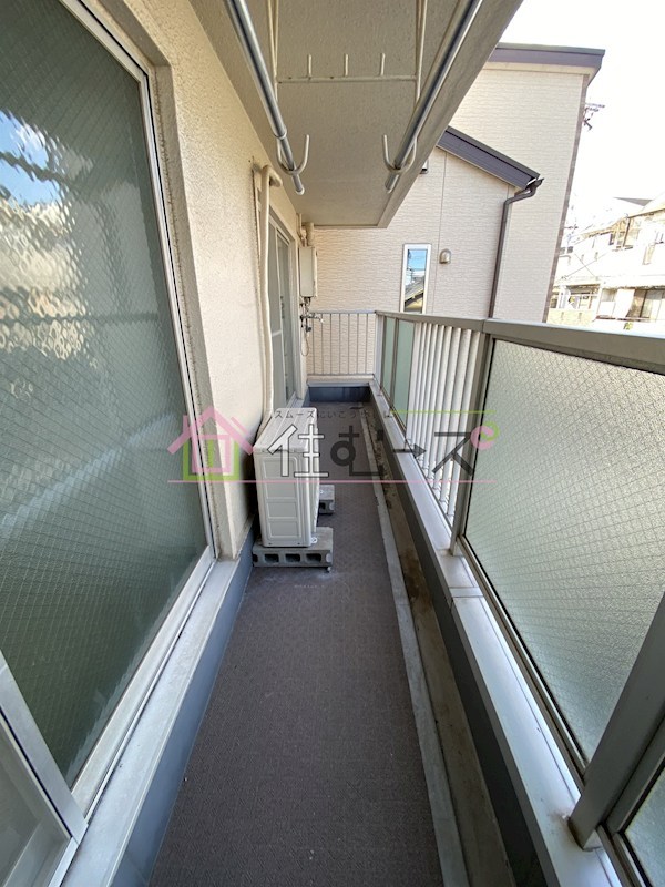 朝日マンション ベランダ