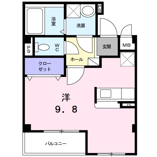 プリマベーラくずは 間取り