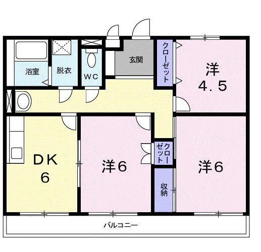 ソルジェンテ金剛 間取り