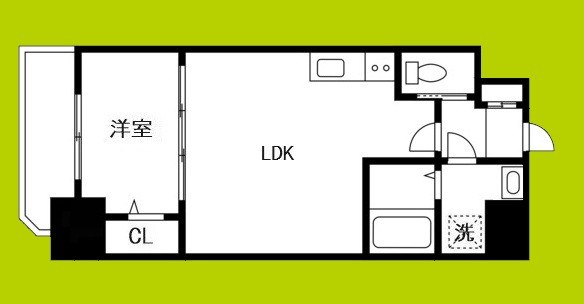 スワンズシティ大阪クレアスト 間取り図