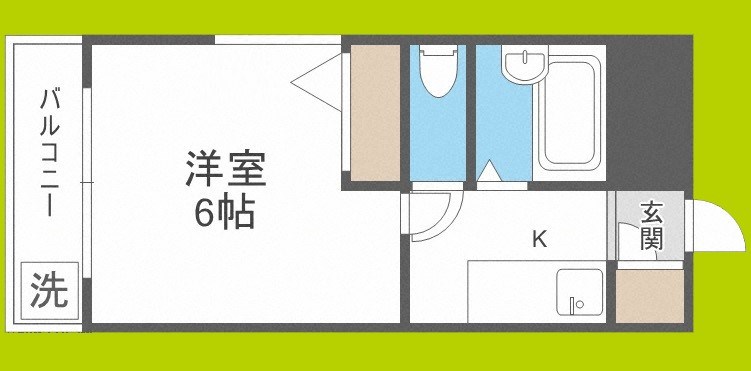 天満グリーン土井マンション 間取り