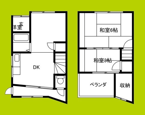 大開一戸建住宅 間取り
