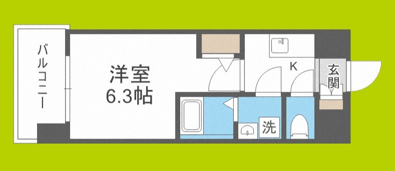 エスリードレジデンス大阪福島シティウエスト 間取り