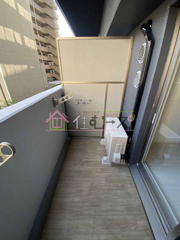 エスリードレジデンス大阪福島シティウエスト ベランダ