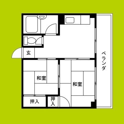ハイツ幸之苑 間取り