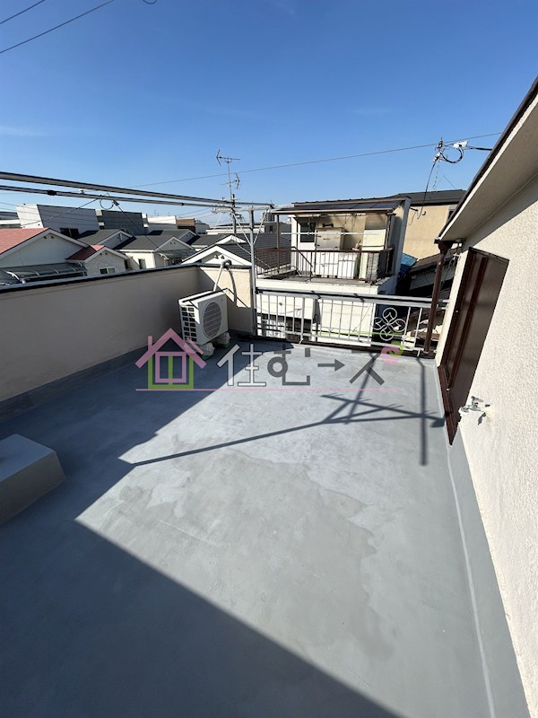 喜連東2丁目戸建貸家 ベランダ