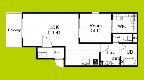 オガールコートナカモズ 間取り