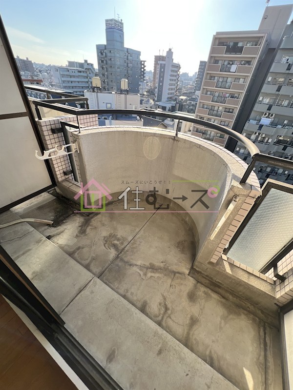 メロディーハイム大今里 ベランダ