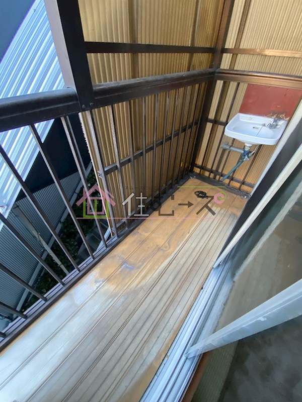 姫島4戸建て ベランダ