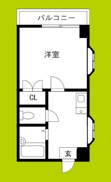 ラパンジール恵美須Ⅲ 間取り