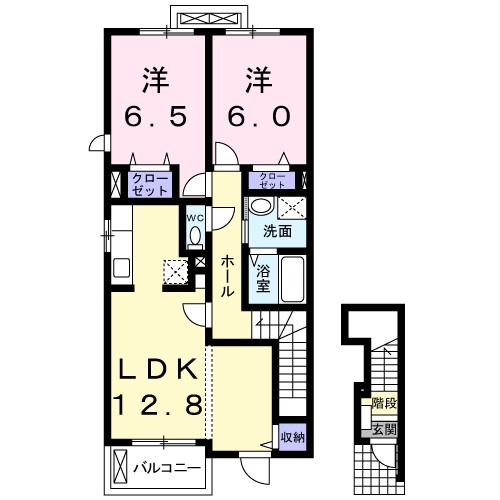 ダンデライオンＢ棟 間取り