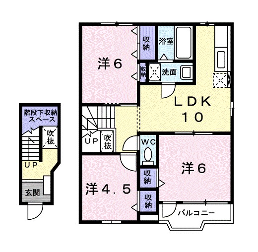 シャンドフル－ルⅡ 間取り