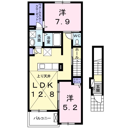 アルカン　シェル　Ⅱ 間取り