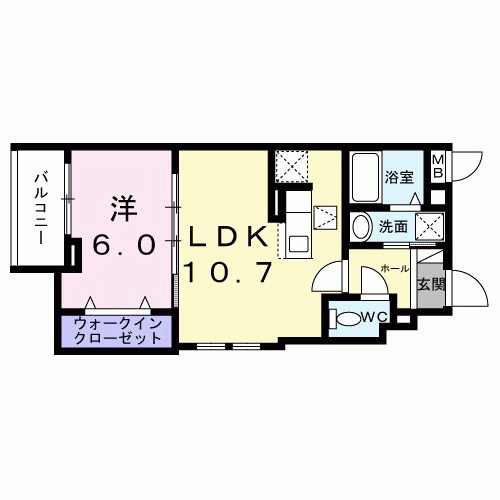 フォーチュンパークⅣ 間取り