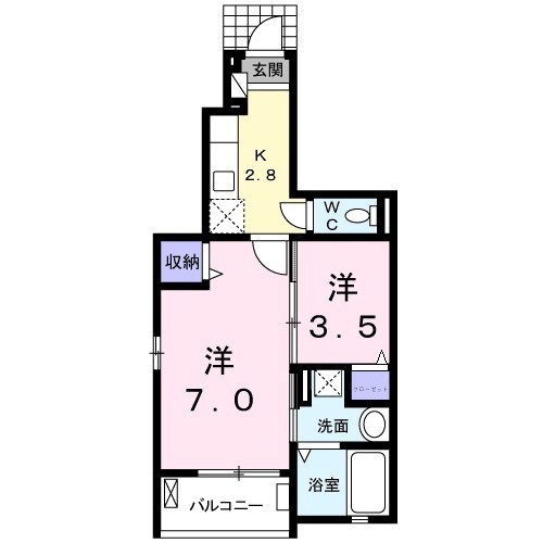 メゾン　つくも 間取り