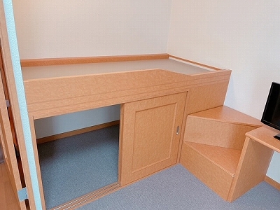 レオパレスサン　フィールド ベッドルーム