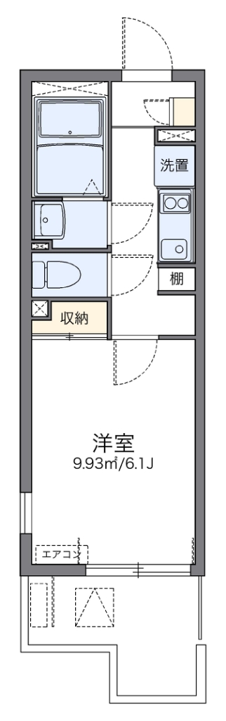 レオネクストラ　メイジュ天神橋 間取り