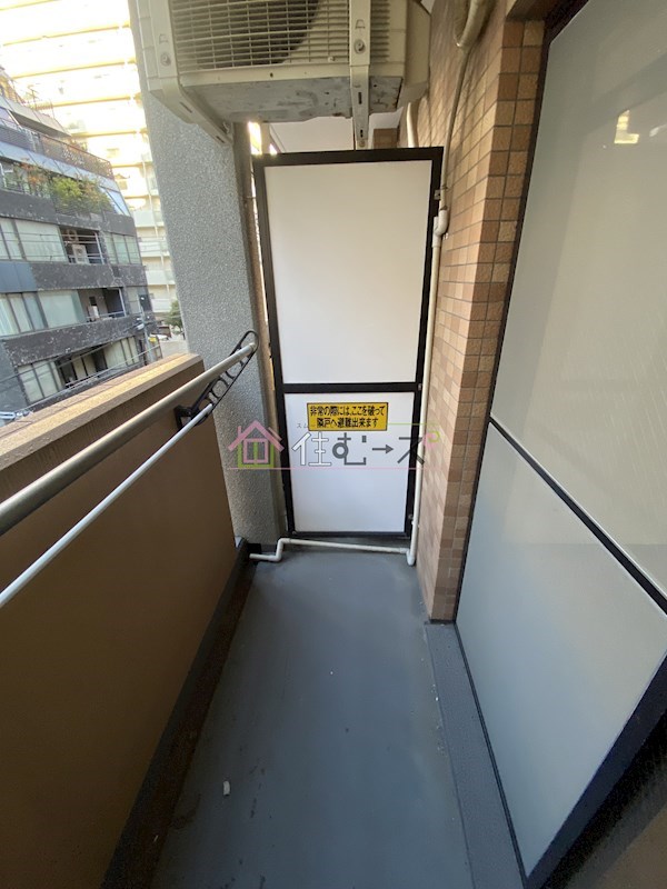 アスヴェル天満橋 ベランダ