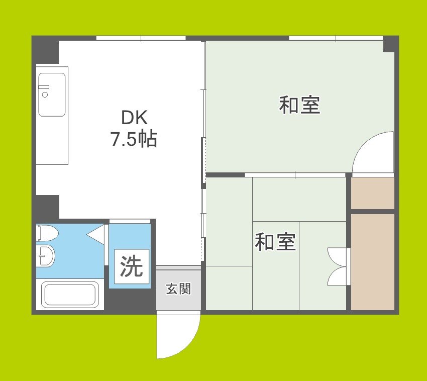 ロイヤルハイツ富士 間取り