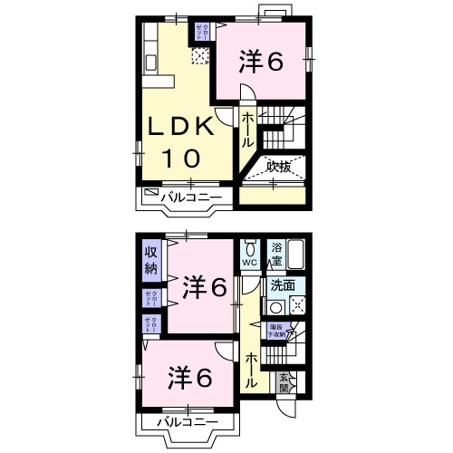 フリ－デＫＫ　１ 間取り