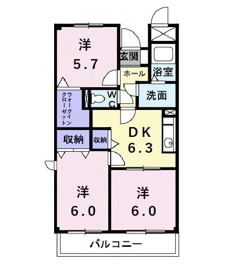 グレイスフルヴィラ 間取り