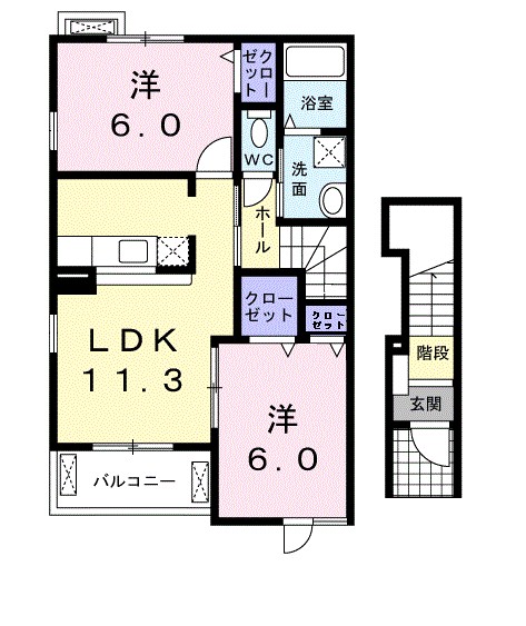 ＡＲＫ　ＦＯＲＥＳＴ　Ⅱ 間取り