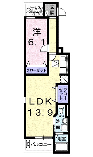 ルナ・ソーレ 間取り