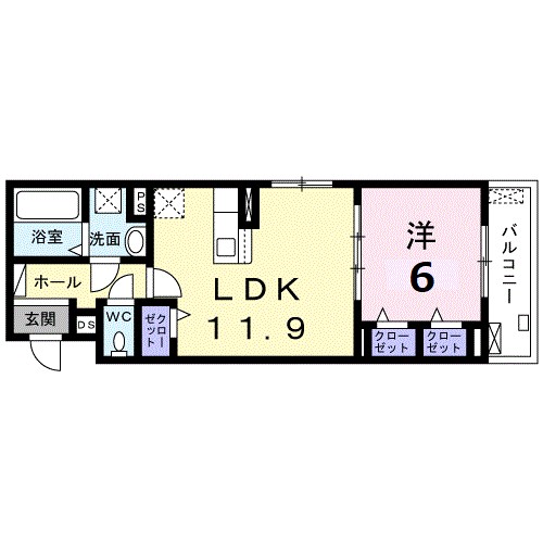 ラ　シルフィード 間取り