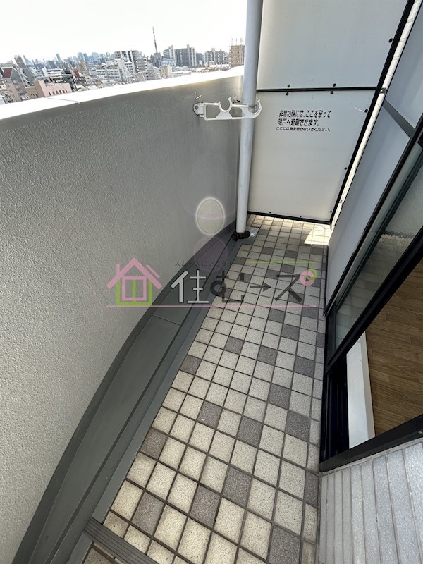 ノルデンハイム小松 ベランダ